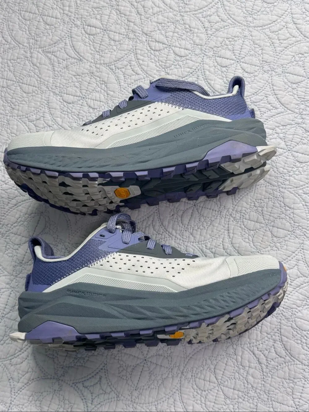 Altra Olympus 6 Trail Running Shoes Gray/Blue Womens Size 8